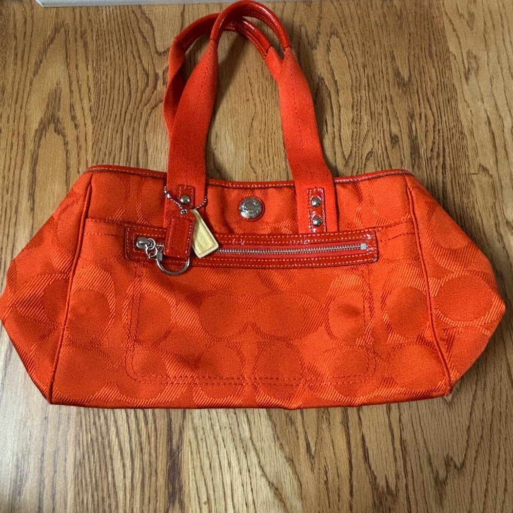 Coach Orange Daisy Bag